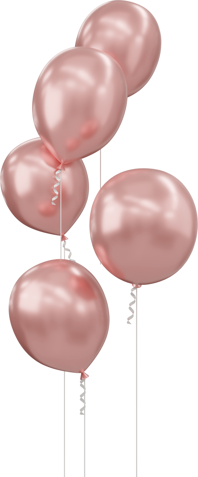 Pink Balloons Cutout