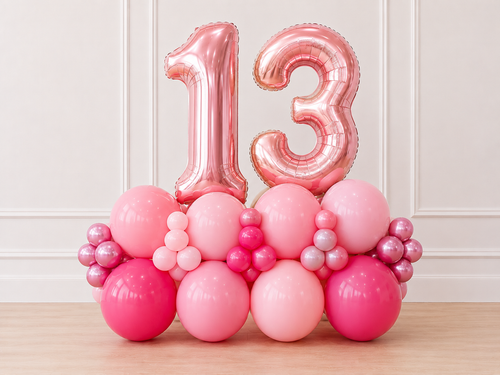 Balloon Stack - Pretty in Pink
